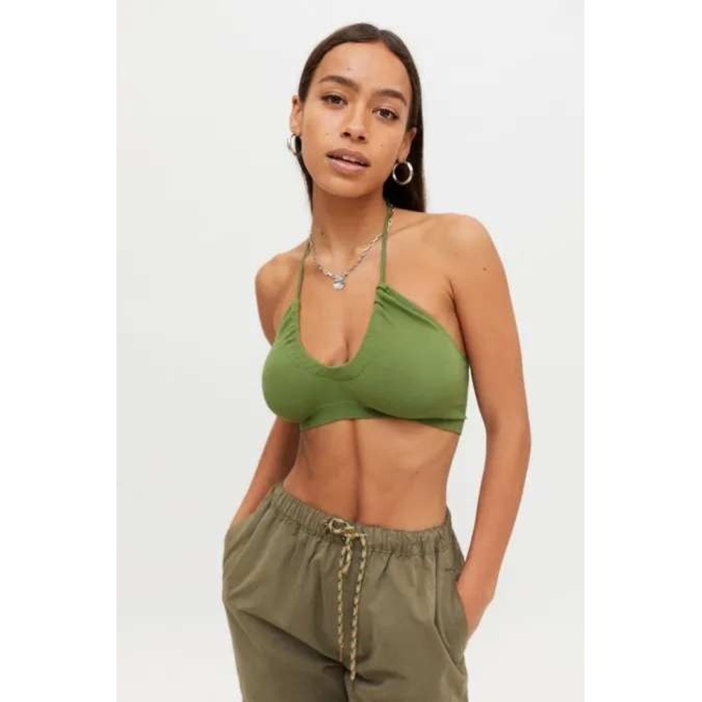 Urban Outfitters Out From Under Seamless Convertible Bra Top Green M/L NWT